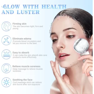 Glacial Bliss Calming Cryo Globes For Facials, Waxing And Other Treatments 2 Clear Globes (4)