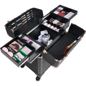 Lockable Aluminum Beauty Case On Wheels By City Lights (3)