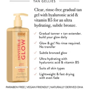 Minetan Invisible Glow Hydrating Tan Gelly – Gradual 8 Oz (2)