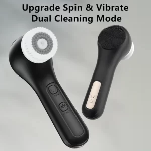 Vibrating Rotating Face Scrubber – Waterproof Facial Brush (4)