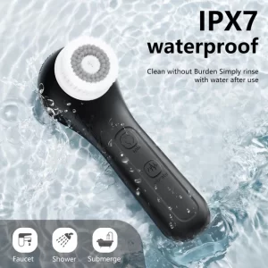 Vibrating Rotating Face Scrubber – Waterproof Facial Brush (5)
