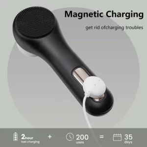 Vibrating Rotating Face Scrubber – Waterproof Facial Brush (6)