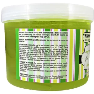 Waxness Strong Sugar Paste – Aloe Vera Case = 1.65 Lb. – 750 Gram Container X 6 Containers (2)