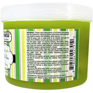Waxness Strong Sugar Paste – Aloe Vera Case = 1.65 Lb. – 750 Gram Container X 6 Containers (3)