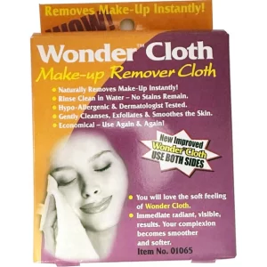 Wondercloth All-natural Makeup Remover Cloth – Perfect For Salon & Spa Retail!