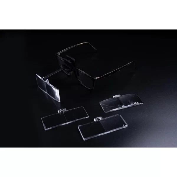 Clip-on-spectacle-magnifiers-hands-free-lenses-includes-4-interchangeable-lenses-1-7x-2-0x-2-5x-and-3-0x-magnification-aj-600211-1_1160x_crop_center