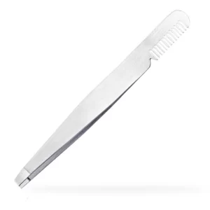 Stainless-steel-slanted-eyebrow-tweezer-with-comb-3-8-inches-long-case-of-48-individually-wrapped-tweezers-lv-631432-1_1160x_crop_center